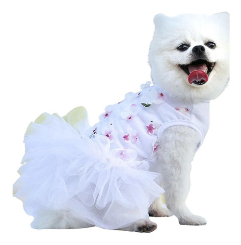 Vestido Flor Para Mascotas