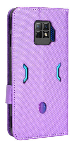 Funda Con Tapa Para Nubia Red Magic 7s 7 Pro Business Style