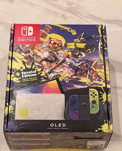 Nintendo Switch Oled Modelo Splatoon 3 Edición Limitada 64gb