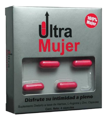 Ultra Mujer Sumplemento Vigorizante Femenino Natural 4 Caps