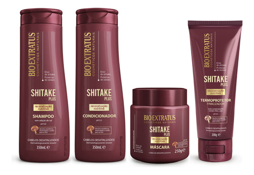 Kit Shitake 4 Produtos Bio Extratus - 350ml