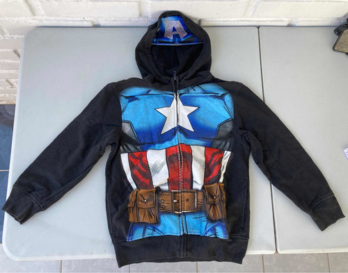 Poleron Marvel Capitan America Vengadores Original Usado