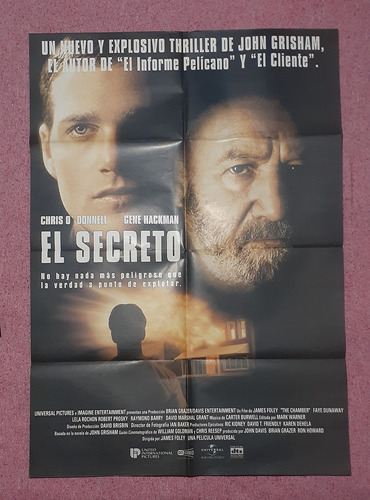 The Chamber ( El Secreto ) Poster Afiche Origina Cine 100x70