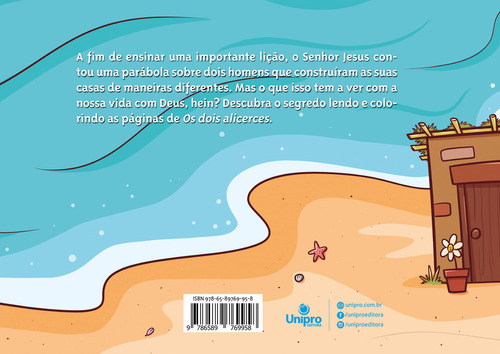 Dois Alicerces, Os, De Sem Autor. Parábolas De Jesus, Vol. 1. Editorial Unipro, Capa Mole Em Português