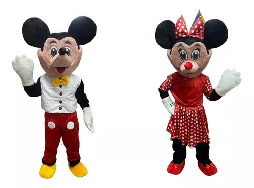 Fantasia Mascote Minnie Super Luxo