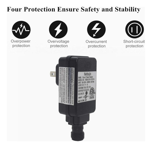 Fuente De Alimentación De 12 V Clase 2, Adaptador Inflable D