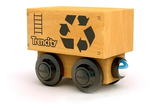 Trencity Vagón Container - Colección Héroes Juguetes Madera