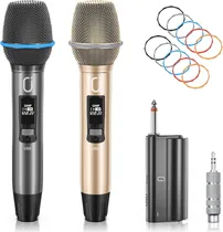 Comprar Micrófonos Inalámbricos U60, Sistema Dual Uhf Recargable