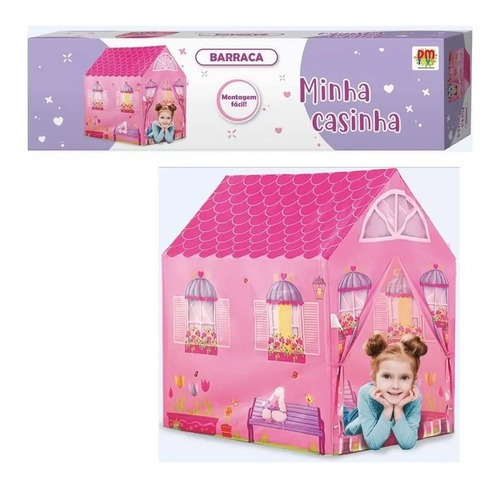 Tienda de campaña My Little House, tienda de campaña, tienda de campaña, tienda de campaña, cabaña rosa para niña