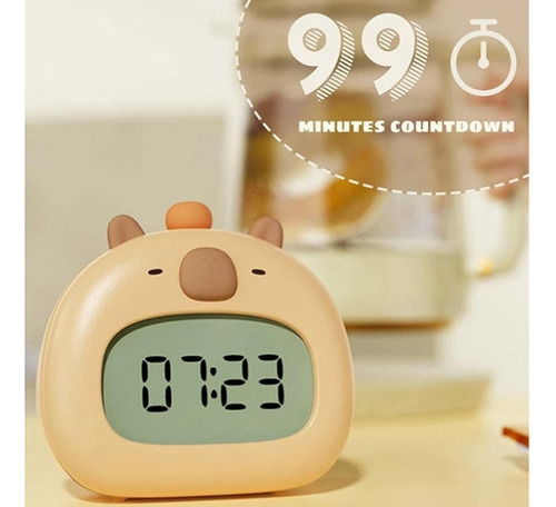Despertador De Cabecera Para Niños, Despertador Led Capybara