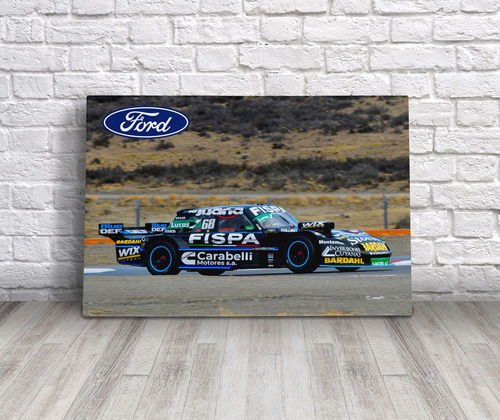 Cuadro Julián Santero Ford Tc Canvas Con Bastidor 60x40 Cm