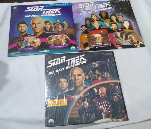 Ld Laserdisc - Star Trek The Next Generation - 3 Discos