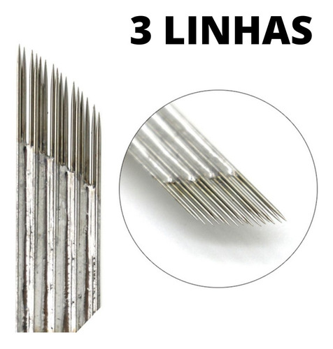 Lâmina Tebori Double Round Escolha Modelo Micro 300 Unidades