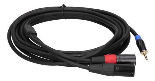 Ds Conversor De Conector Dual Estéreo De 3,5 Mm A 2 Cables