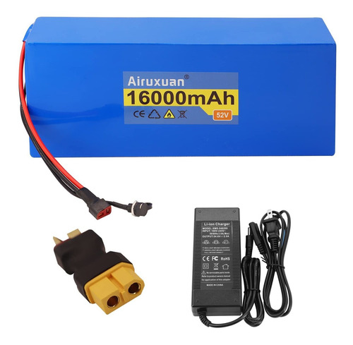 Imagen 1 de 1 de Bateria Ebike Ah Litio Cargador T-plug Conector Xt Bms