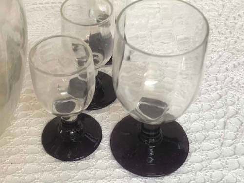 Antiguo Botellon Con Copas (Usado)