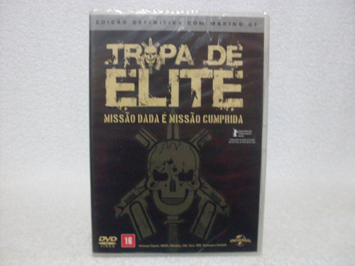 Dvd Tropa De Elite- Edição Definitiva- Lacrado De Fábrica