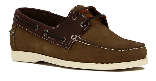 Starsax Zapato Nautico De Cuero Nobuck/pup