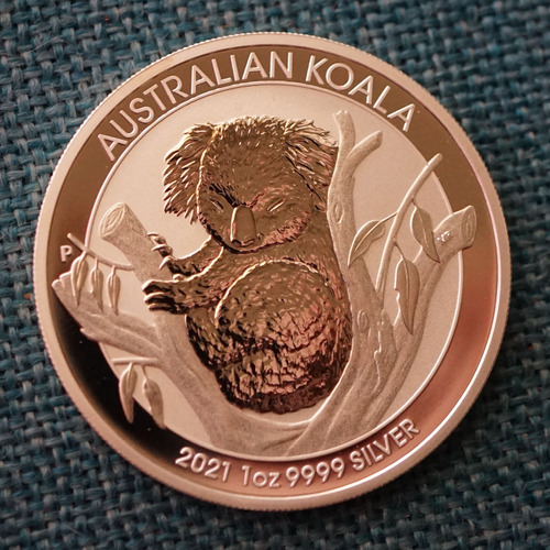 Koala - Onza De Plata - 2021 - Australia - Moneda