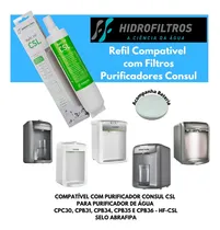 Comprar Refil Hidrofiltros Compatível Purificador Filtro Consul