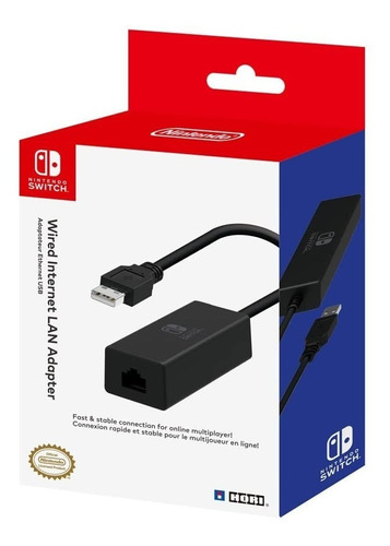 Adaptador Para Red Usb A Ethernet Nintendo Switch 1000 Mbps