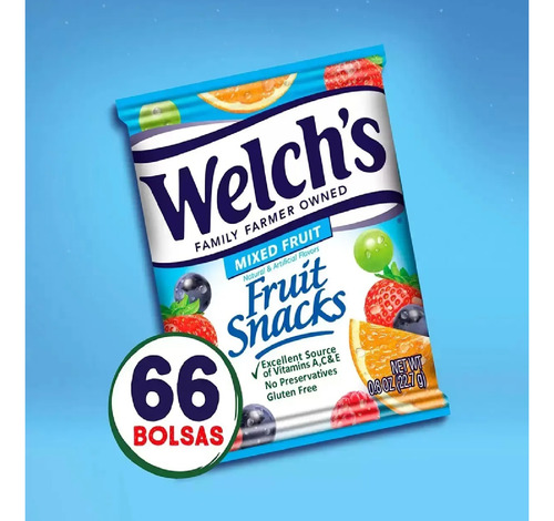 Gomitas Hechas Con Fruta Natural Welchs 66 Pz