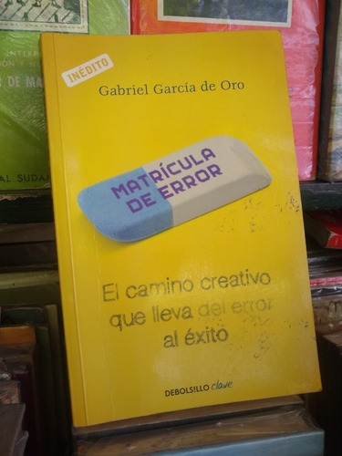 Matricula De Error Gabriel Garcia De Oro -rf Libros Exito 