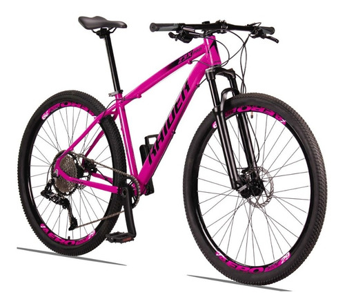 Bicicleta Aro 29 Quadro 17 Alumínio 12v Câmbio Absolute Rosa