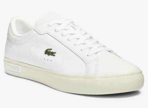 Tenis Lacoste Powercourt Piel_blancos # 28mx