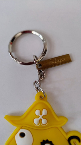 Llavero Souvenir Pez Pirata: Ixtapa - Diseño Único Amarillo