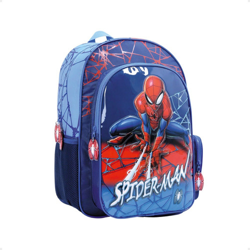 Mochila Infantil Escolar Spider Man Marvel Original 40x30 Cm