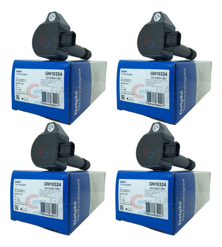 Kit 4x Bobina De Ignição Honda Cr-v 2.0 09/13 Gn10324kit