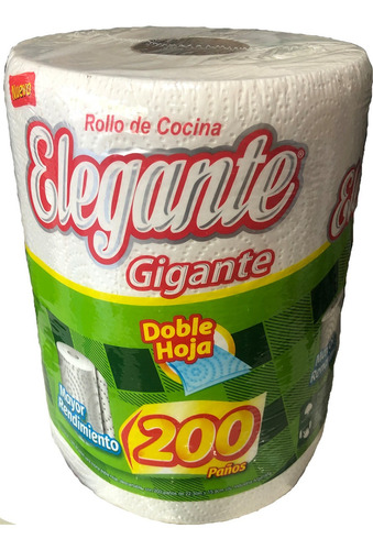 Bolsón Rollos De Cocina Gigantes 6 X200 Paños Elegante