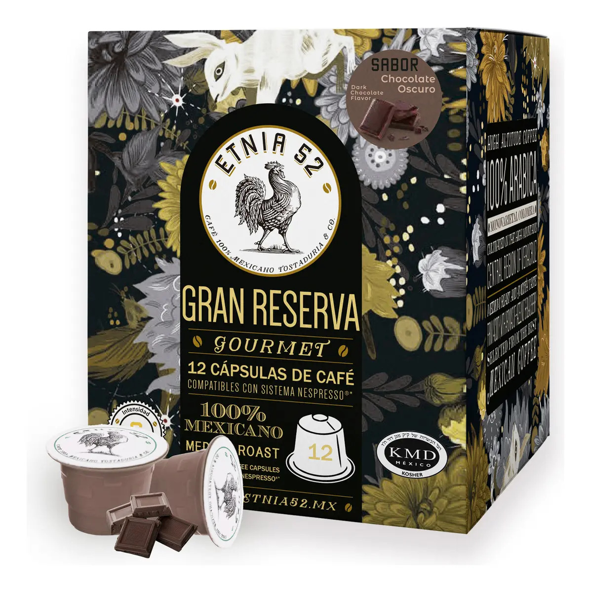 12 Cápsulas De Café Saborizado Etnia 52 Compatib Nespresso®