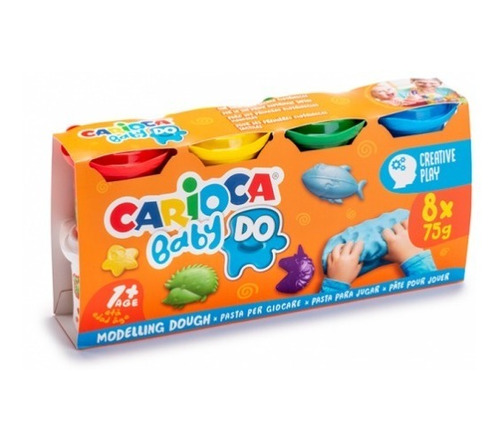 Masa De Moldear Carioca Baby X 8 Colores - Upalalá