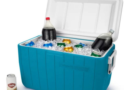 Conservadora Coleman Chiller 48qt Turquesa 63 Latas