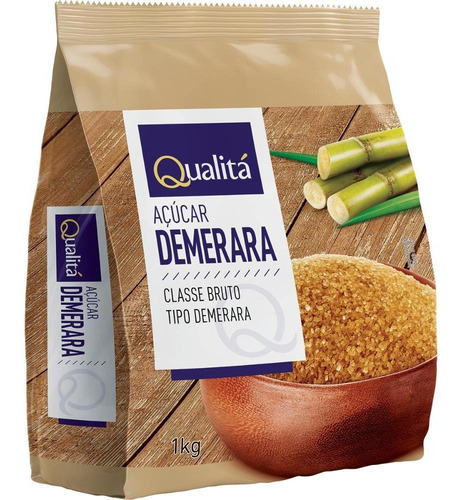 Imagem 1 de 1 de Açúcar Demerara Qualitá 1kg