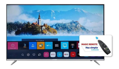 Imagen 1 de 6 de Tv Hyundai 50 Pulgadas Smart Tv Uhd 4k Hyled5017w4km Web Os