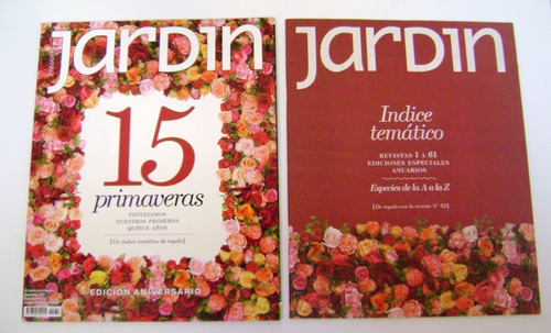 Revista Jardin 15 Primaveras + Indice Tematico 1 A 61 Boedo