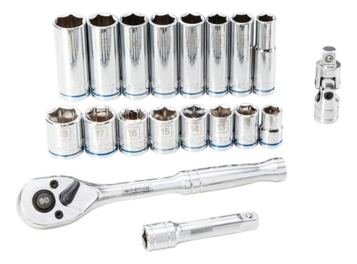 Set De Herramientas Combinadas Kobalt 3/8 19 Piezas Mm