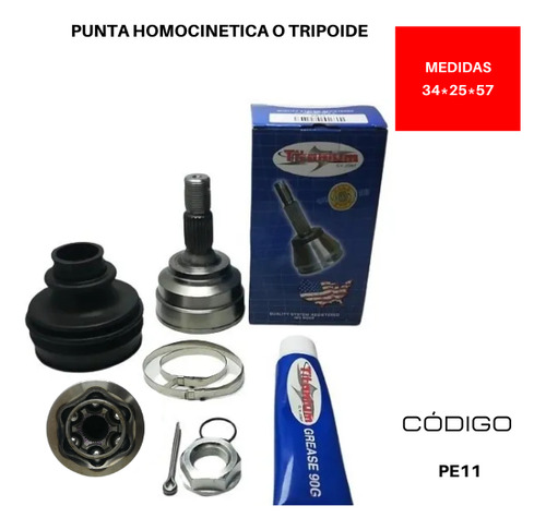 Punta Tripoide Peugeot 5008 I (0e) 1.6 Turbo 16v  2009 2017
