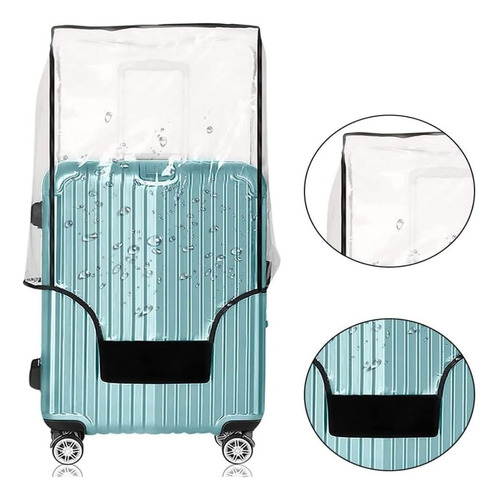 Funda De Equipaje Transparente Para Carrito, Funda Protector
