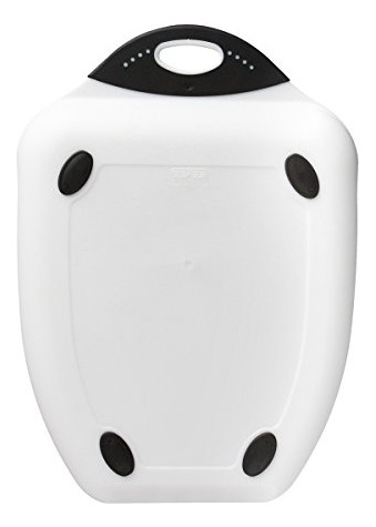 Tabla De Cortar Dexas Chop & Scoop, 9.5x13 Pulgadas, Blanco