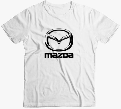 Remera Algodon Mazda Autos Logo