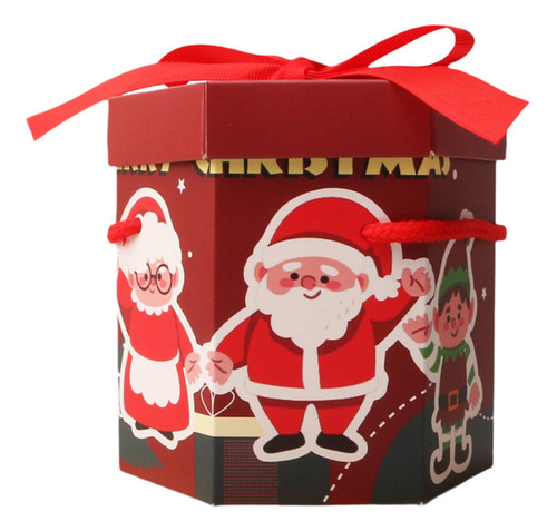 3 Caja De Regalo De Navidad, Contenedor De Dulces Para Las