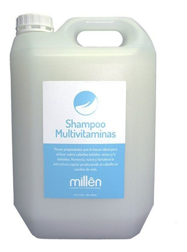 Shampoo Profesional Multivitaminas Bidón 2.5 Litros Limpieza