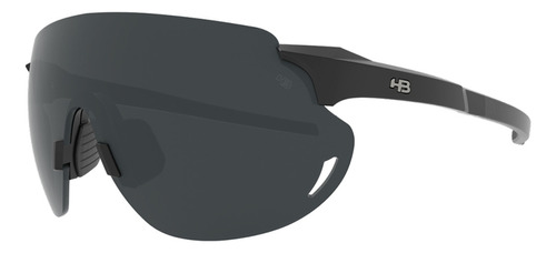 Oculos De Sol Hb Quad Z 2.0 Preto Fosco Lente Fumê