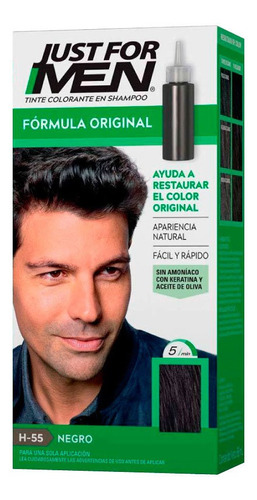 Just For Men Locion Negro  