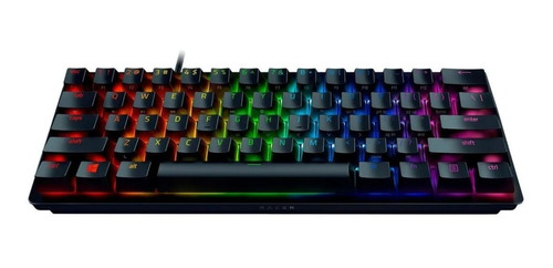 Teclado Razer Huntsman Mini Negro Switch Purple La Plata