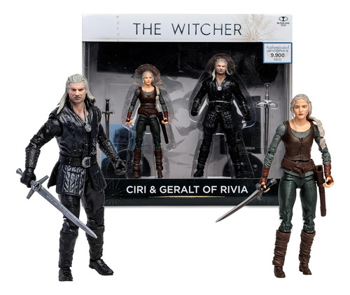 Mcfarlane The Witcher Gerald Of Rivia And Ciri Multiverse 